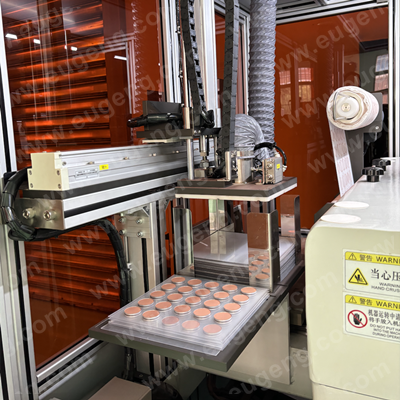 Compact powder press machine 10