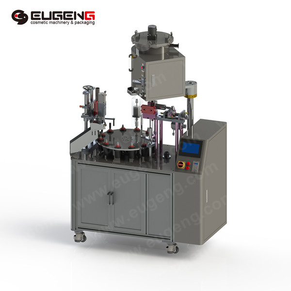 China Rotary Type Heating Mixing Lip Gloss Filling Machine ...